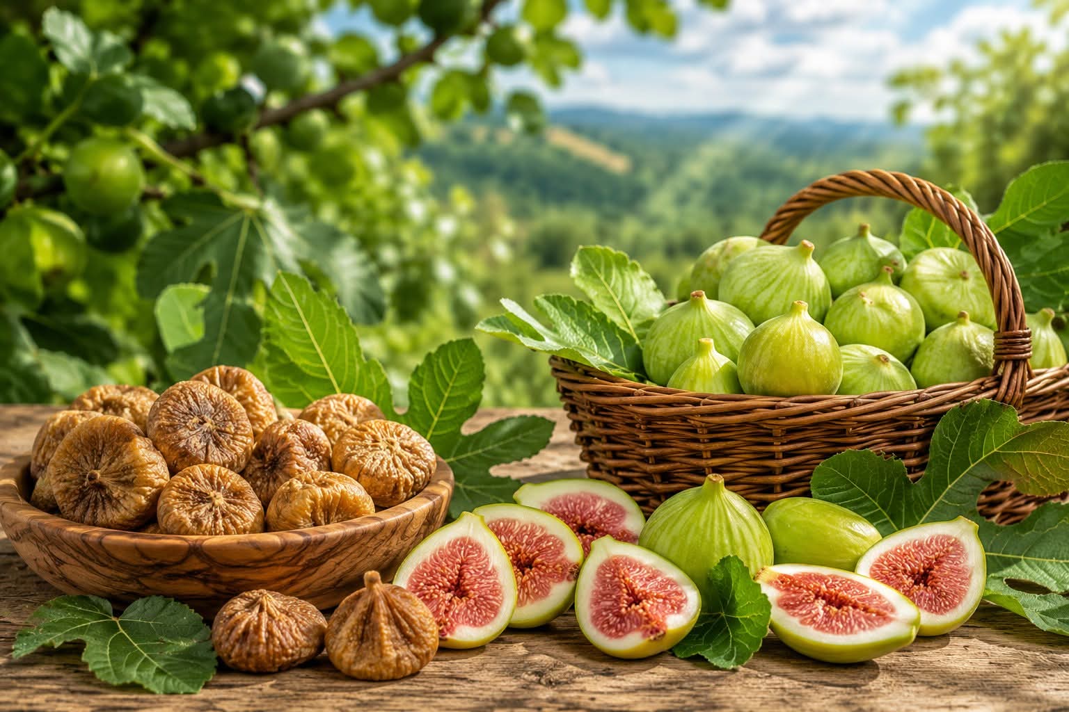 🌿 أيهما أفضل: التين المجفف أم التين الأخضر؟ 🤔...