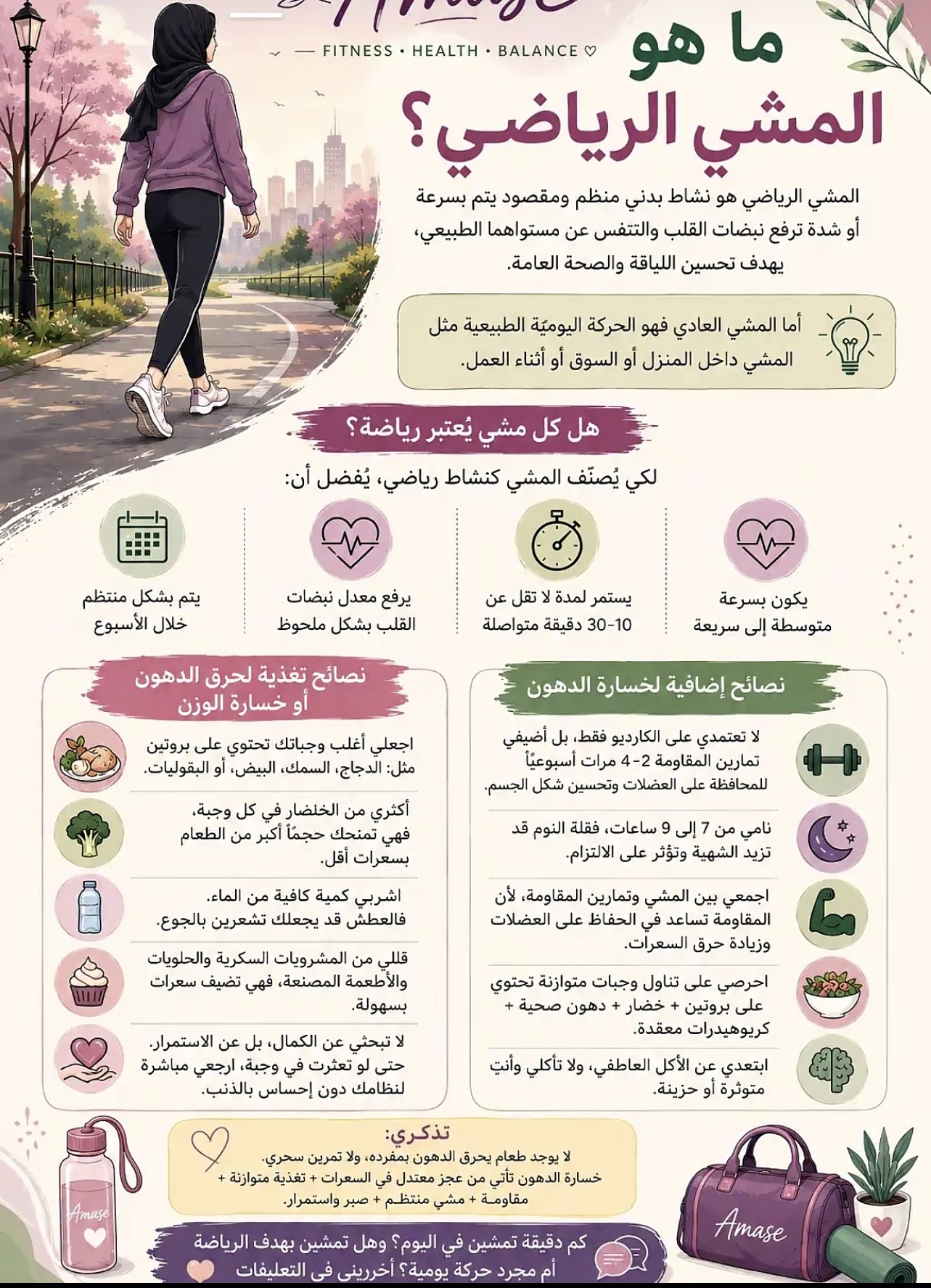 كم خطوة بتفرق