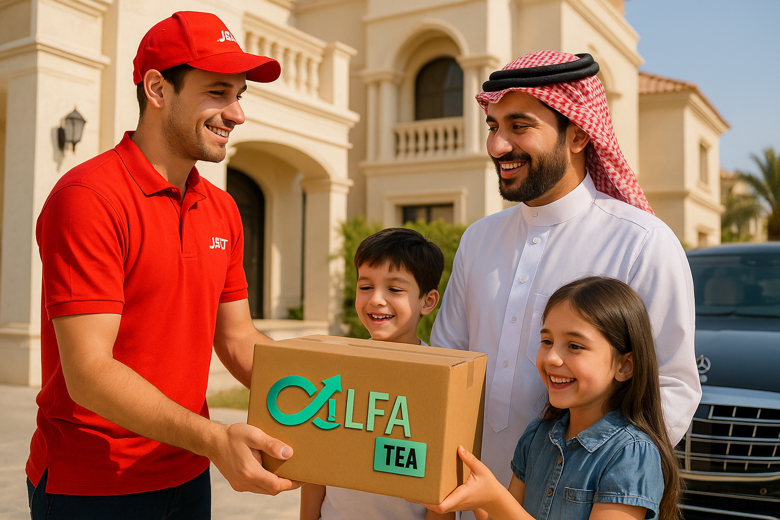 توصيل سريع وخدمات عملاء وخدمات ما بعد البيع