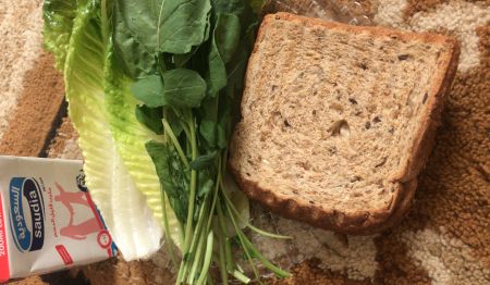 فطور
سندوتش توست بالجبنه البيضاء وحليب قليل الدسم...