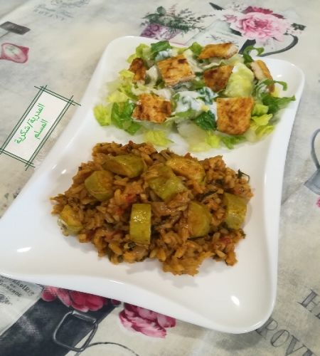 كوسا محشي بطريقتي اختصار للوقت
حمست بصل وثوم وزنجب...