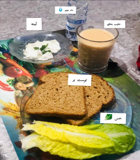 شدو الهمه حبايبي الفطور اهم شي ??‍♀️??لا تنسو الما...