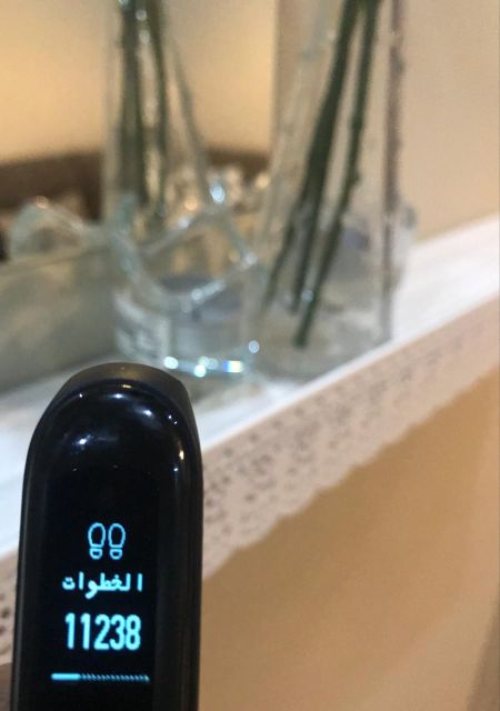 خطواتي اليوم ولله الحمد ✅❤️..