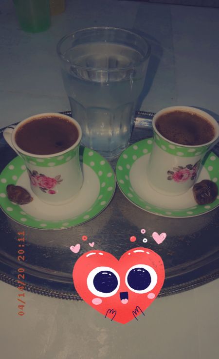 قهوة المساء مع حبة تمر ❤️