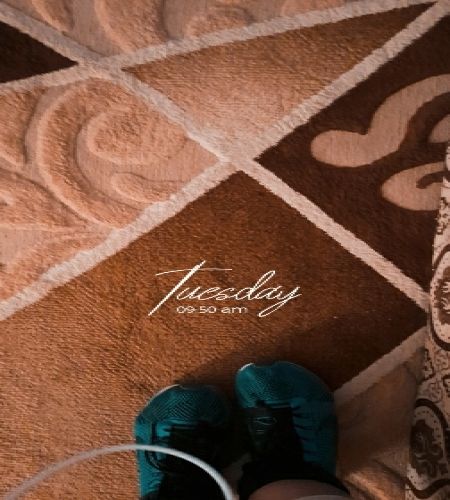 مشيت ساعه ونص مع تمارين وكارديو واربتكل