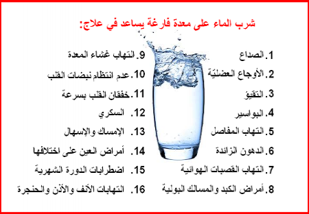 فوائد الماء