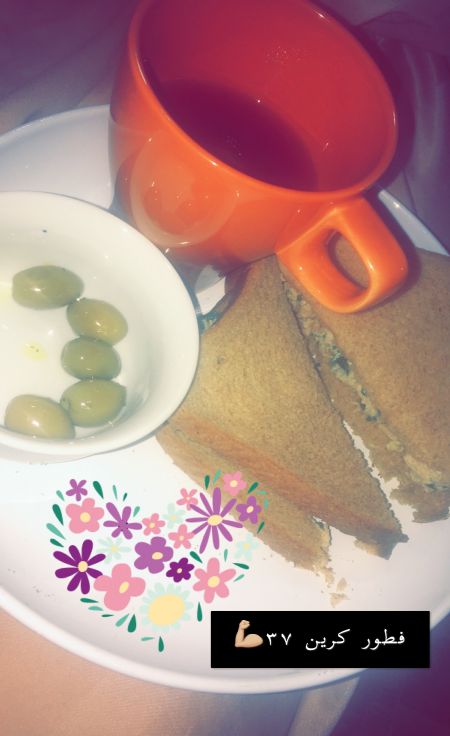فطور ساندوتش تونه وزيتون وشاهي
